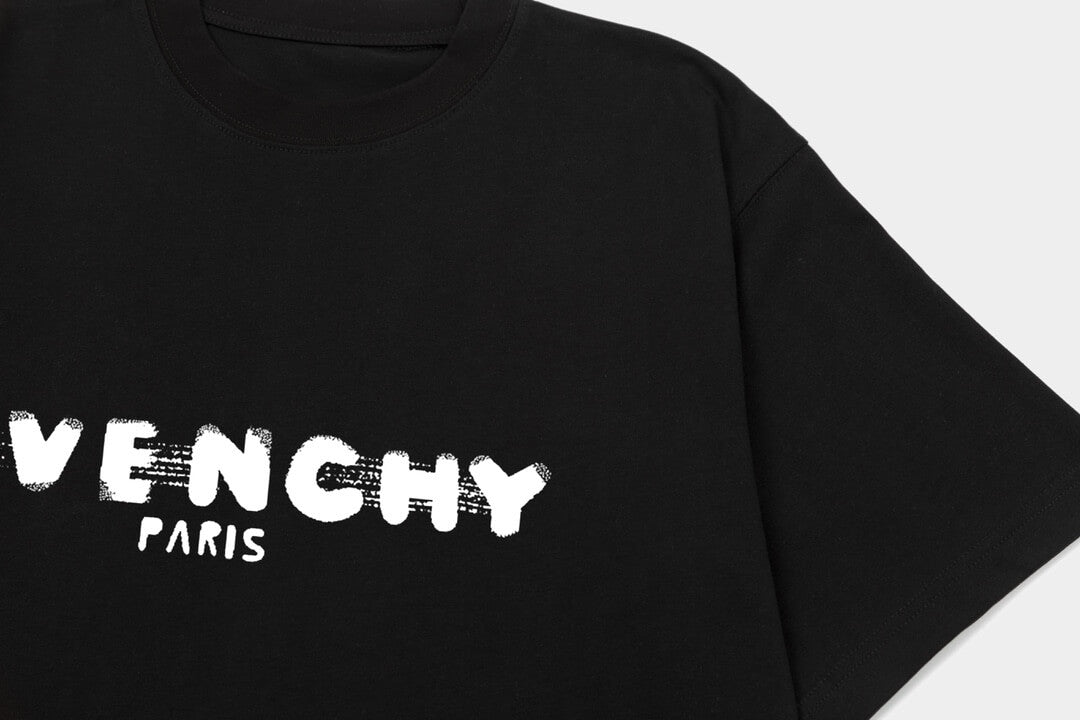 T-shirt imprimé lettres de Paris