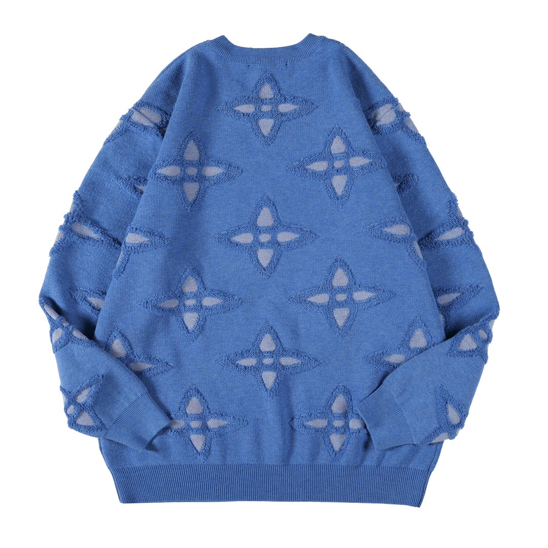Nouveau pull jacquard gaufré