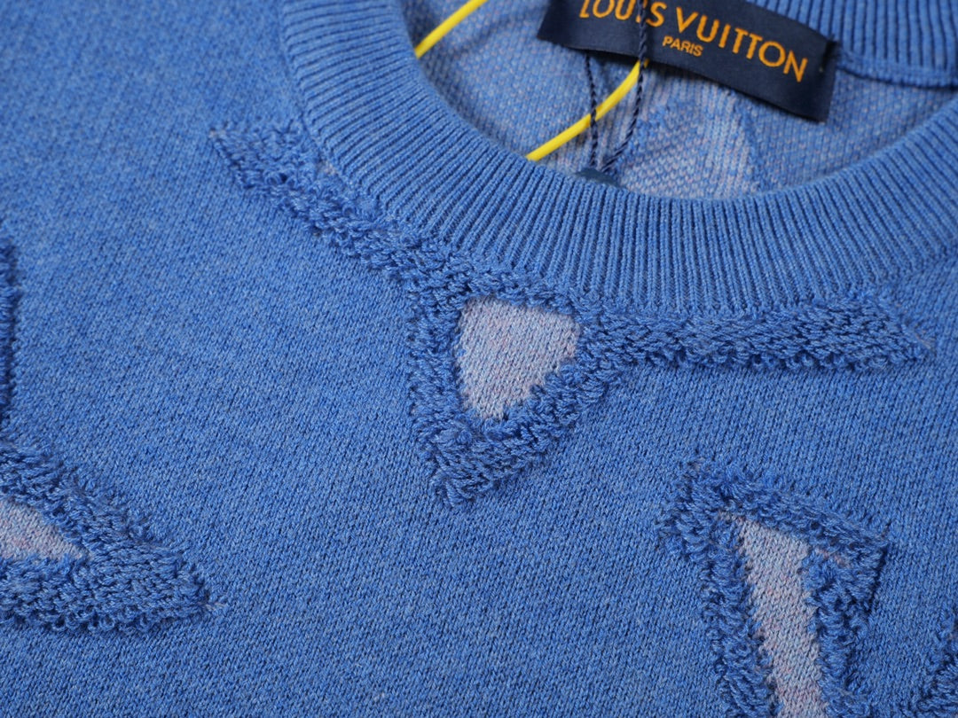 Nouveau pull jacquard gaufré