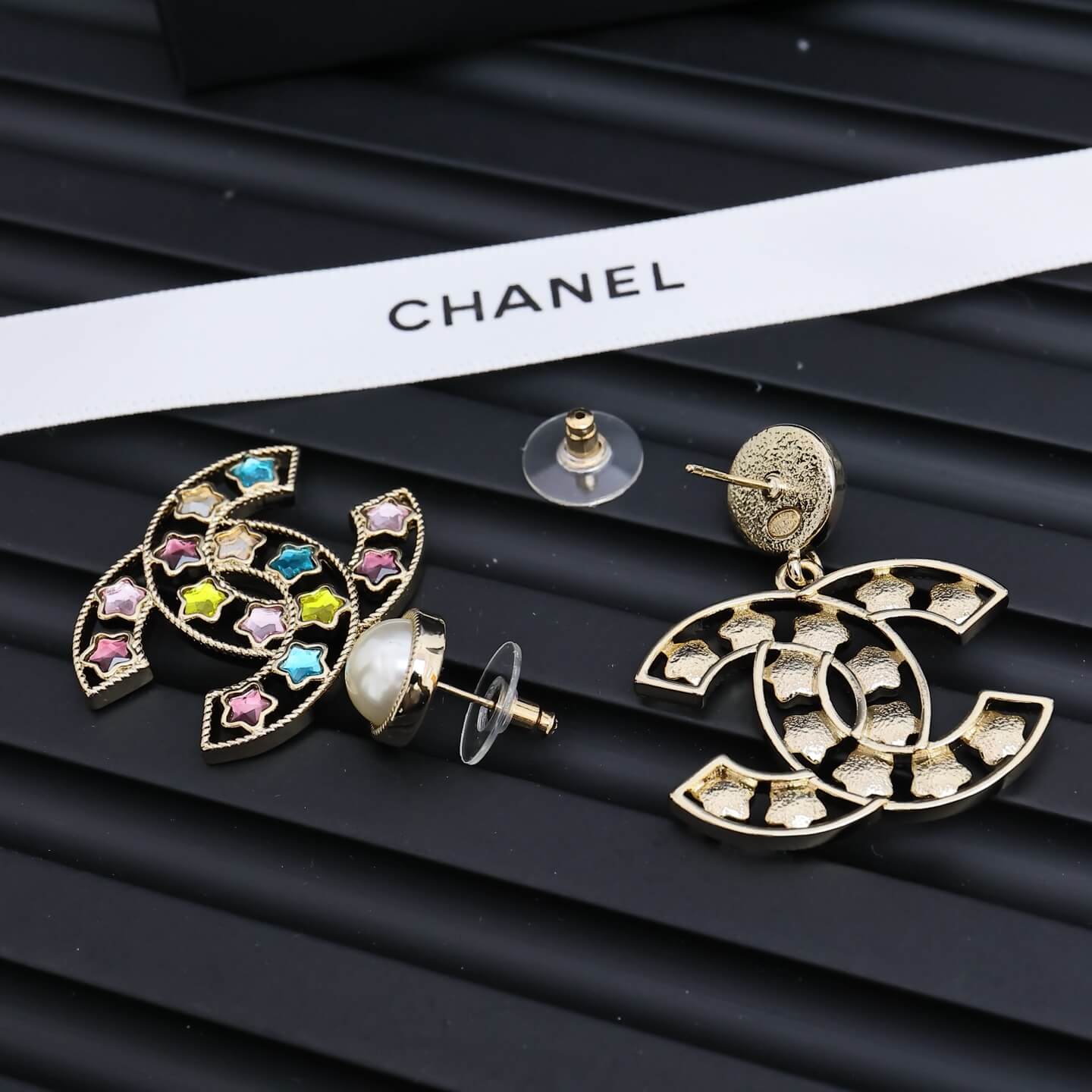 Colorful Star Statement Earrings