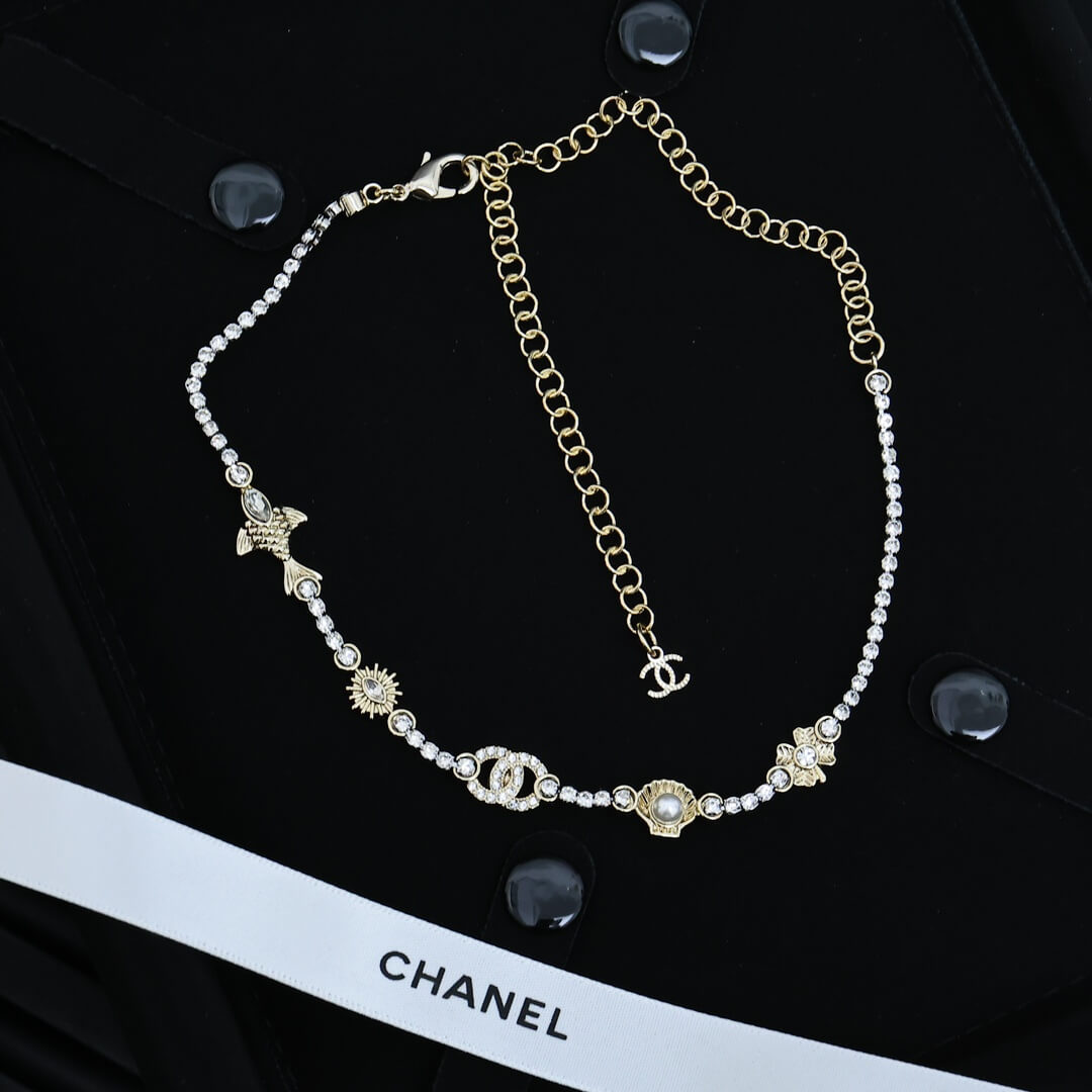 Ocean Wave Diamond Necklace