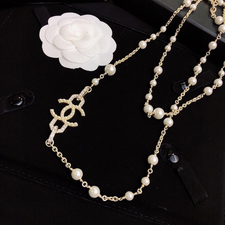Opera-Length Pearl Strand Necklace