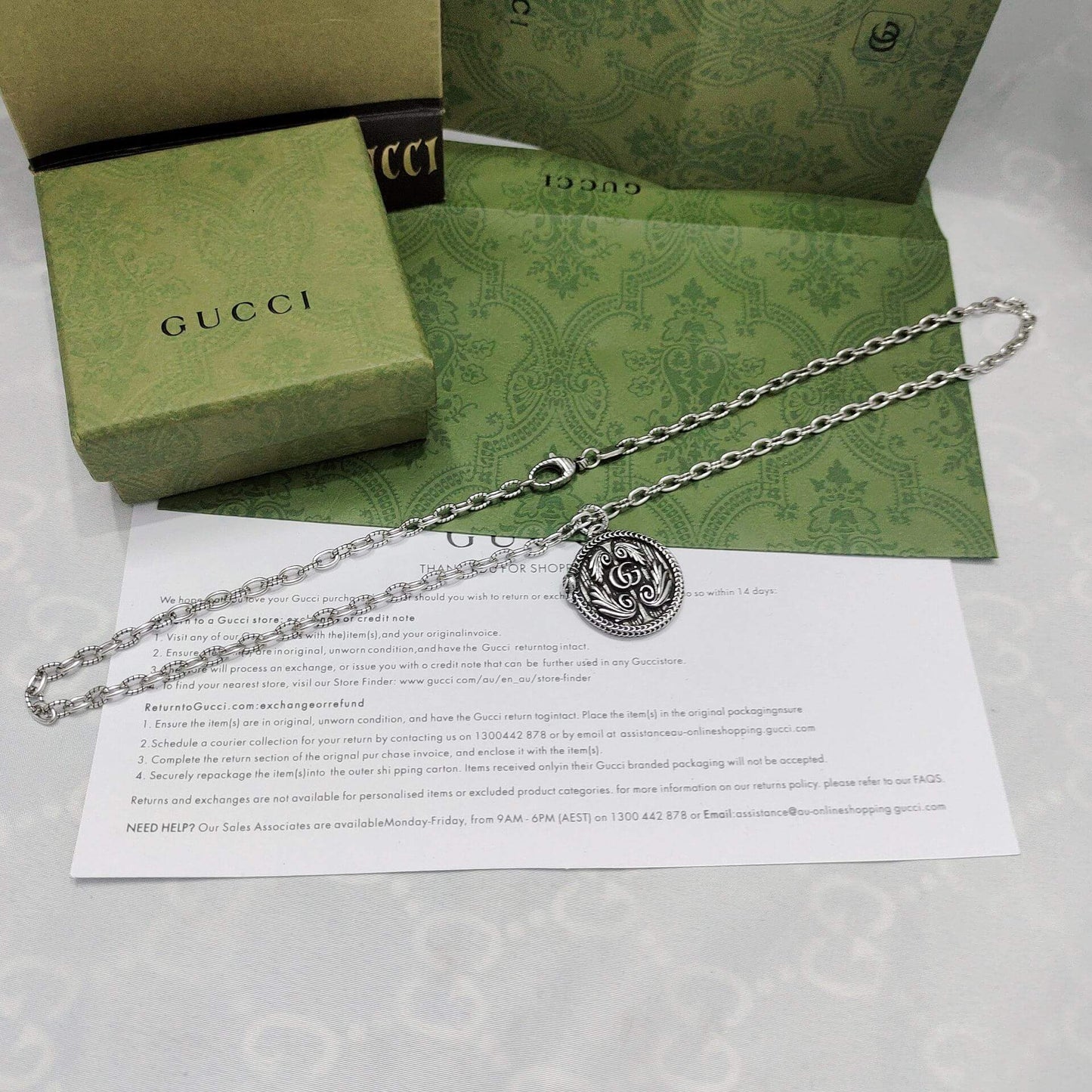 Vintage Winged Locket Necklace