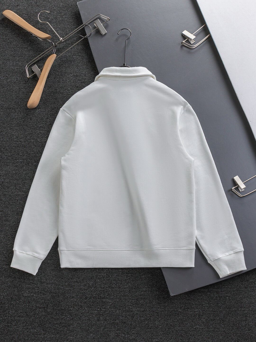 Stand Collar Zip Sweatshirt