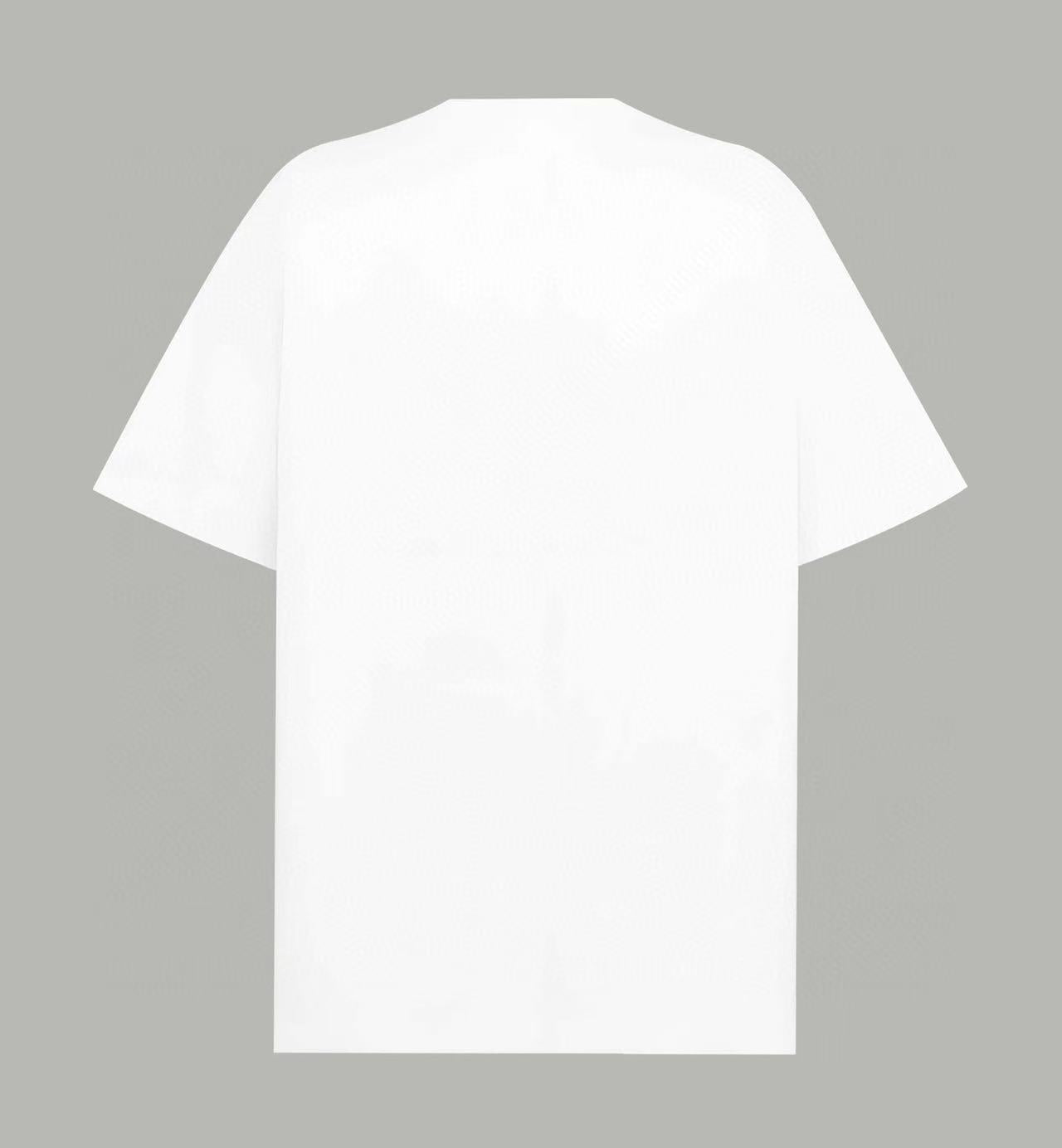 T-shirt with warhorse embroidery