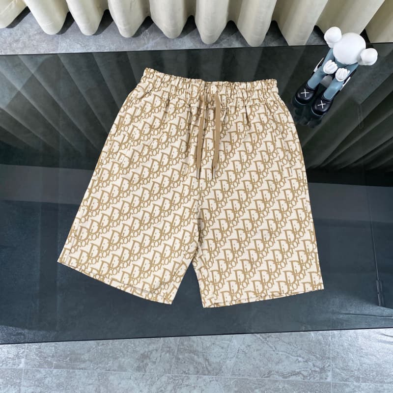 2025 New Beige Jacquard All-Over Print T-shirt