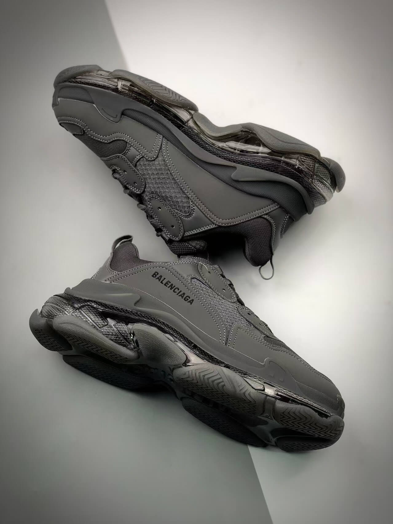 Black Height-Increasing Sneaker