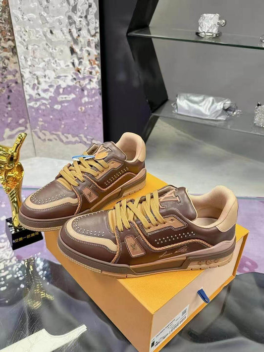 Brown Leather Sneaker