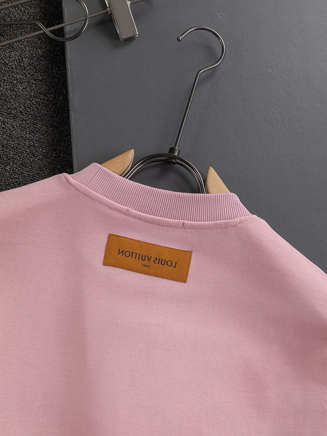 Front Letter Embroidery Sweatshirt