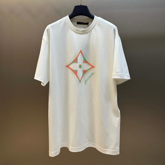2025 Classic 3D Floral Rhinestone Tee