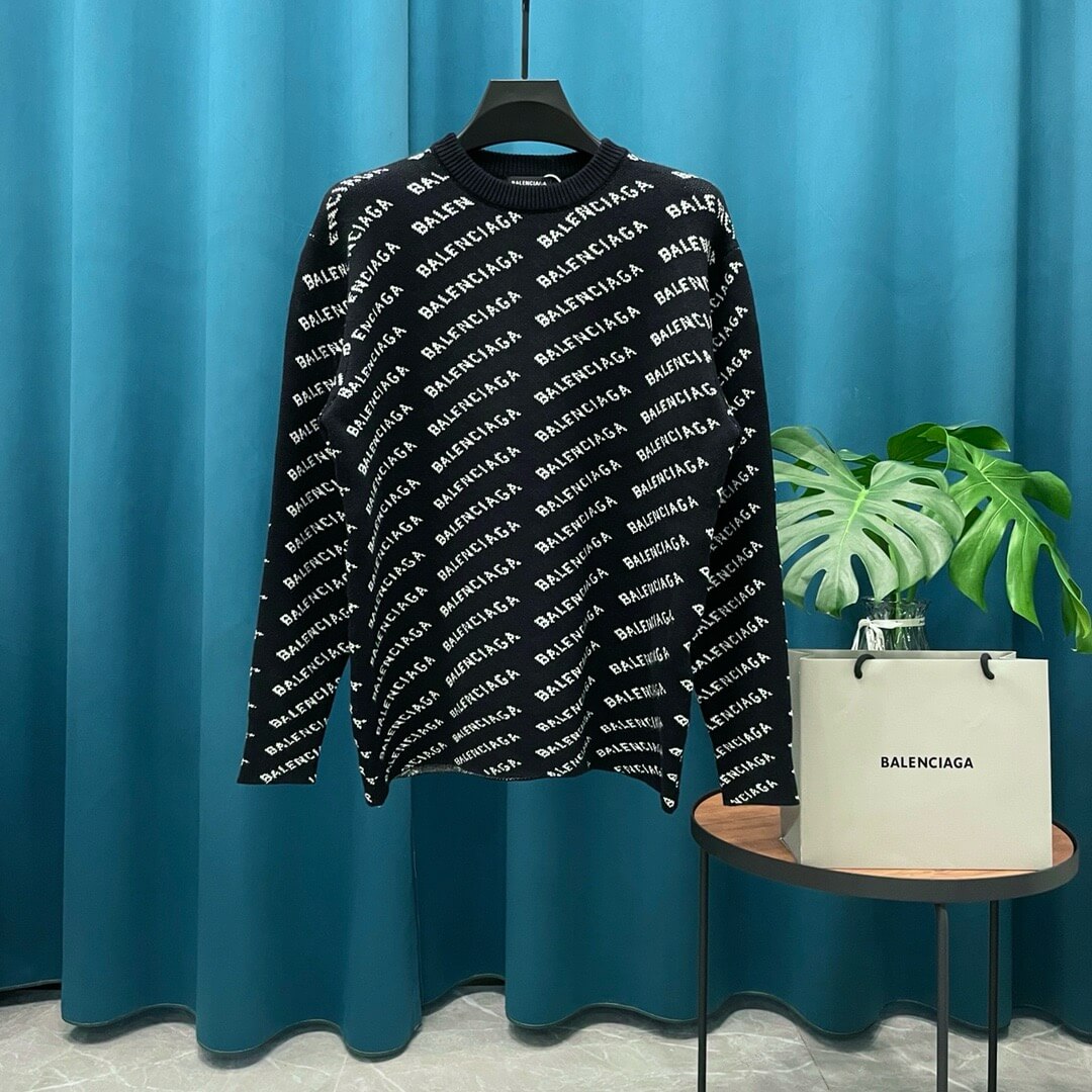 All-Over Jacquard Sweater