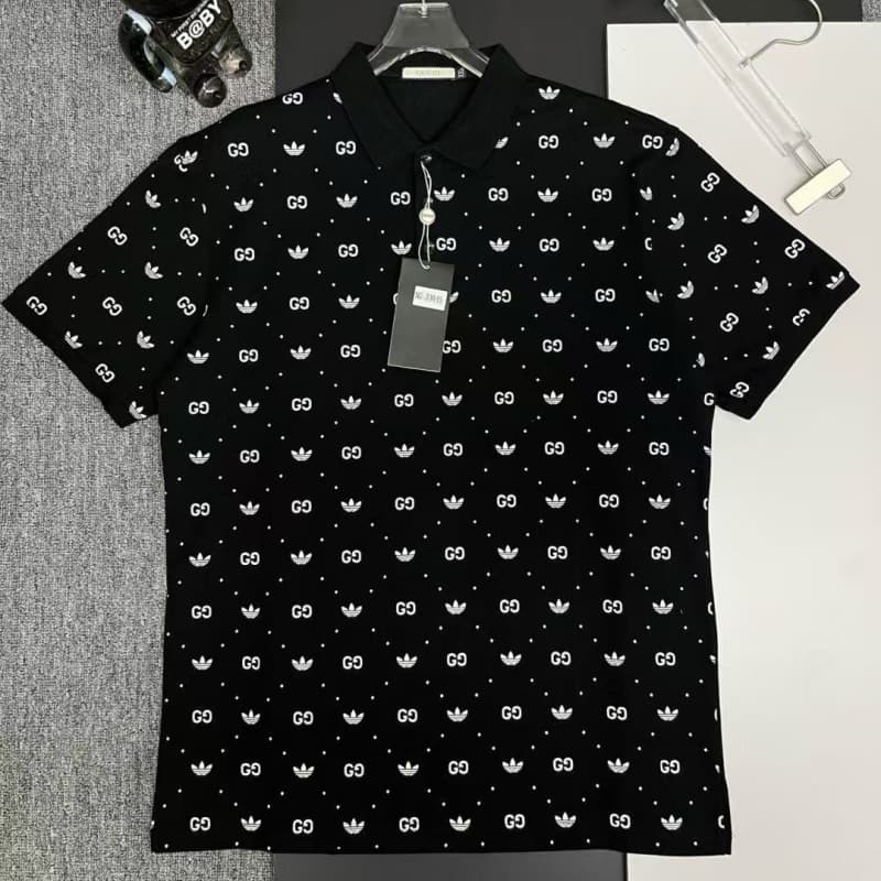 All-Over Pattern Polo shirt