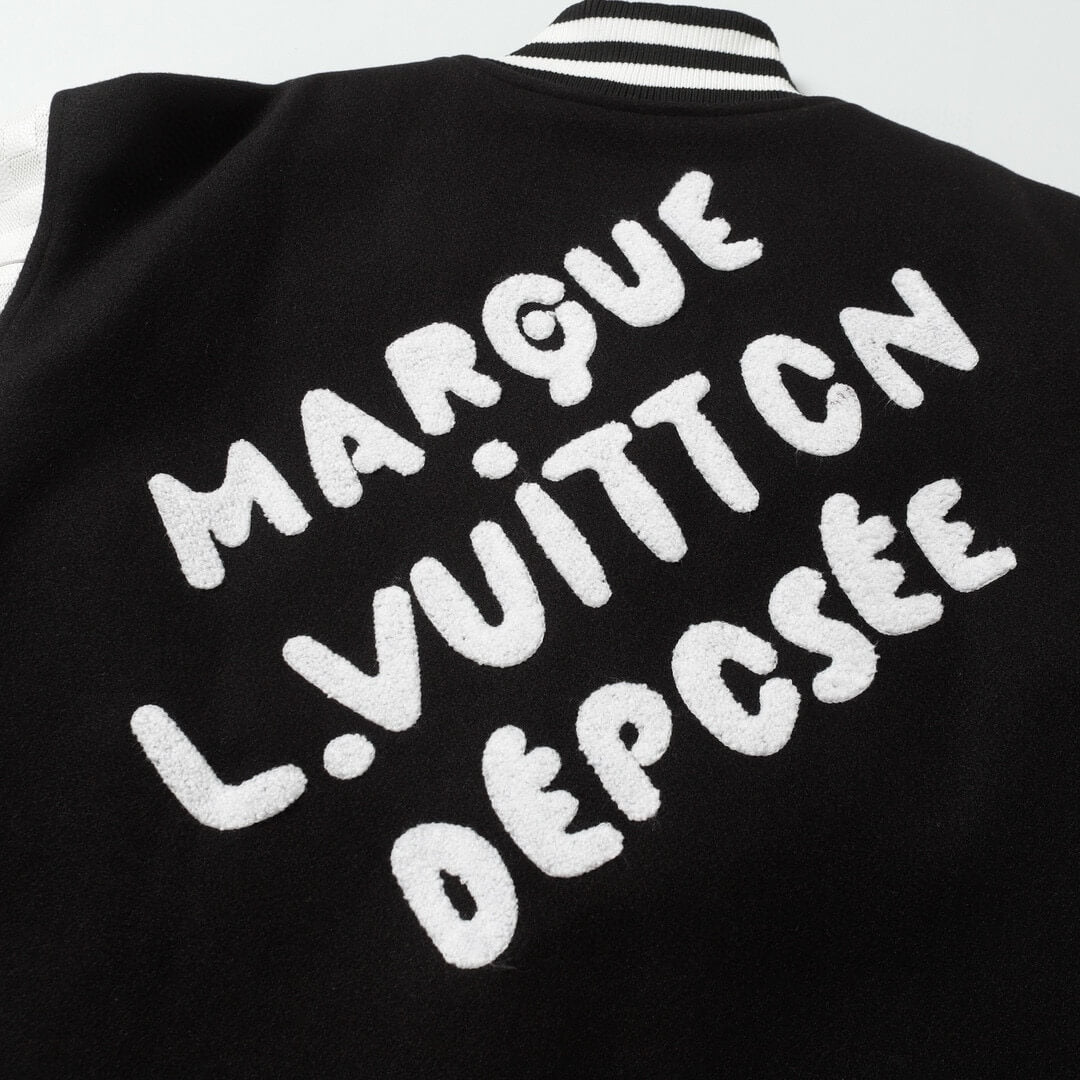 Veste de baseball à bordure perlée