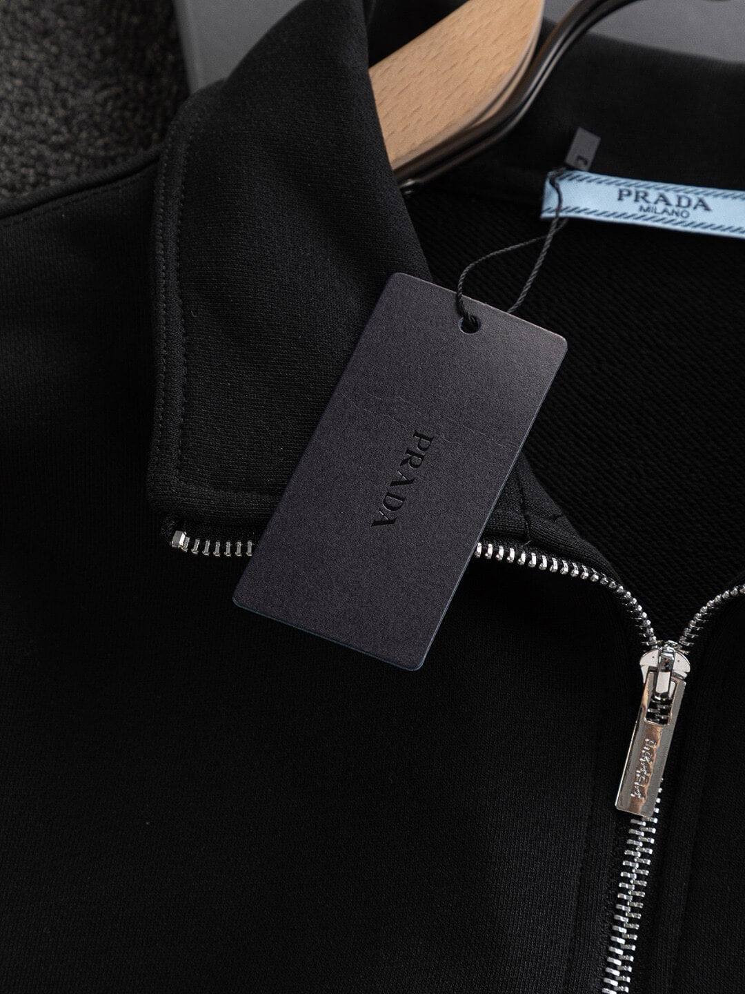 Stand Collar Zip Sweatshirt