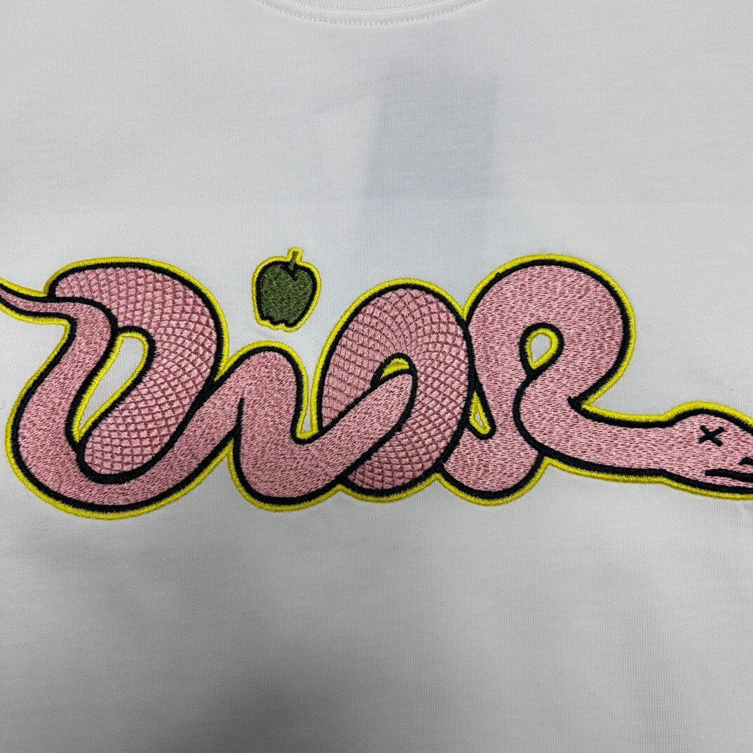 2025 Snake Embroidered T-Shirt