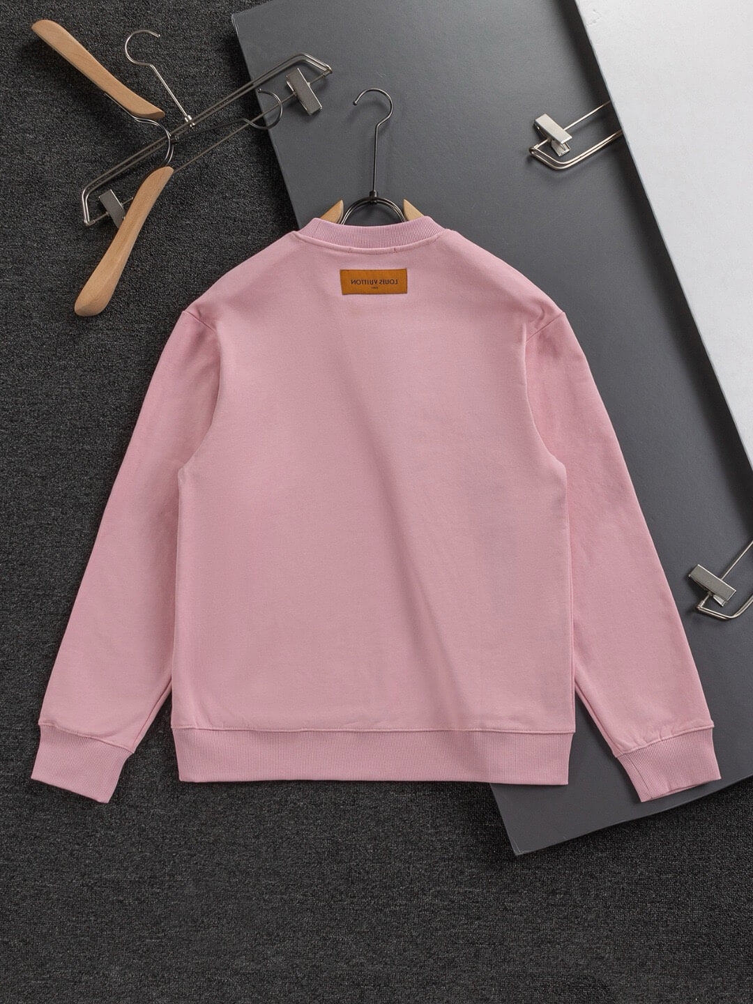 Front Letter Embroidery Sweatshirt