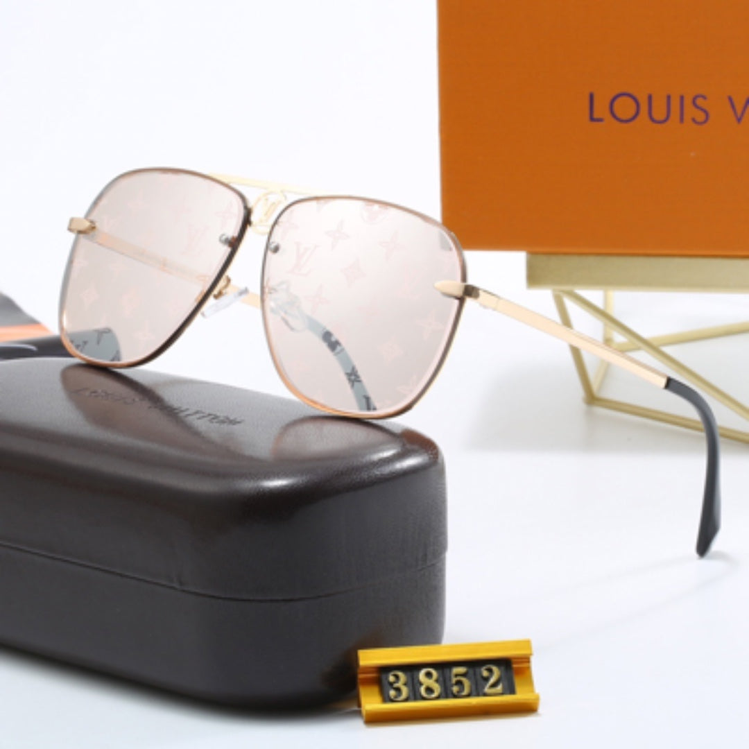 Minimalist Metal Frame Aviator Sunglasses