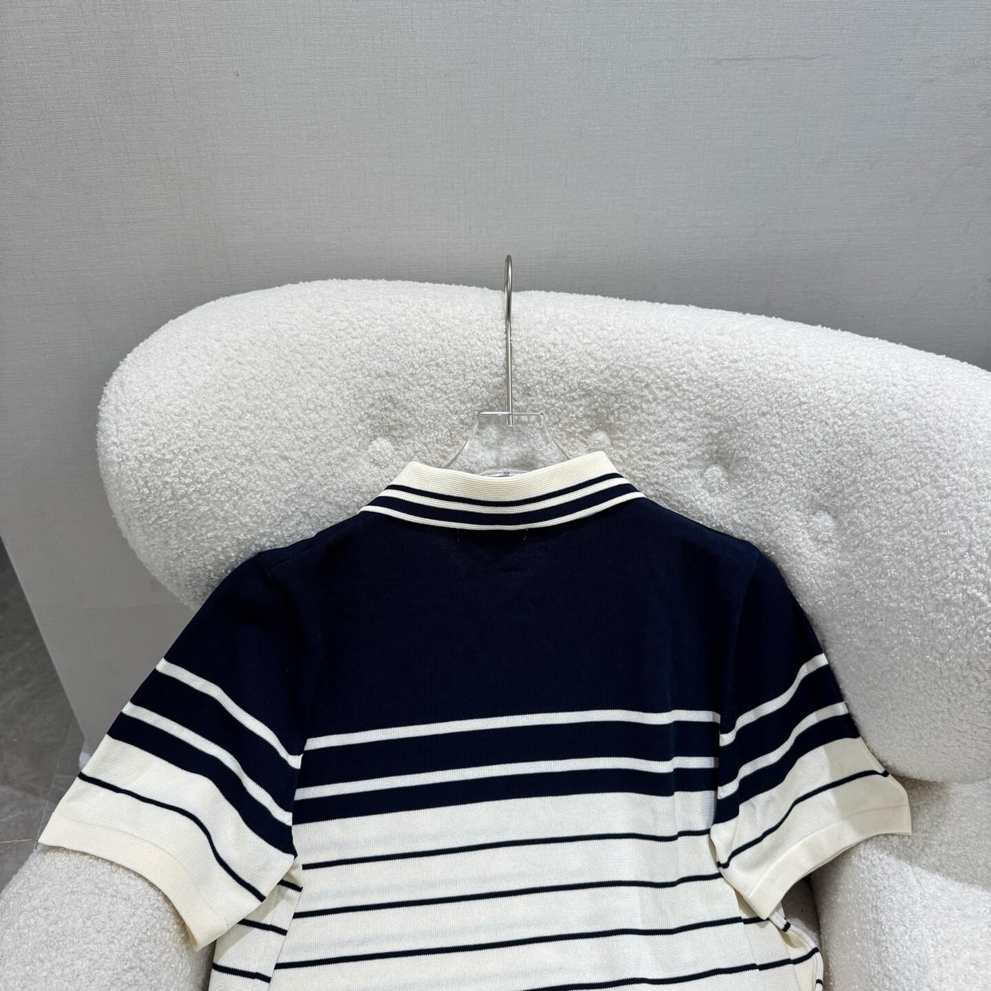 Striped Colorblock Knit T-shirt