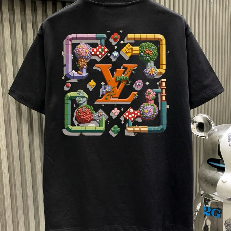 2025 Bright Floral Cartoon T-shirt