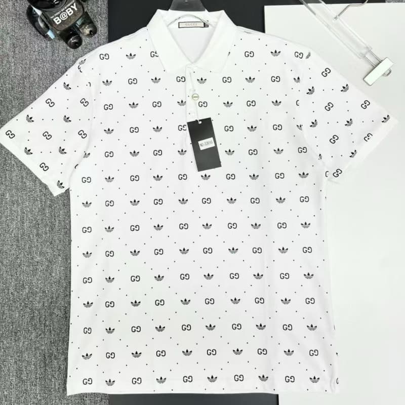 All-Over Pattern Polo shirt