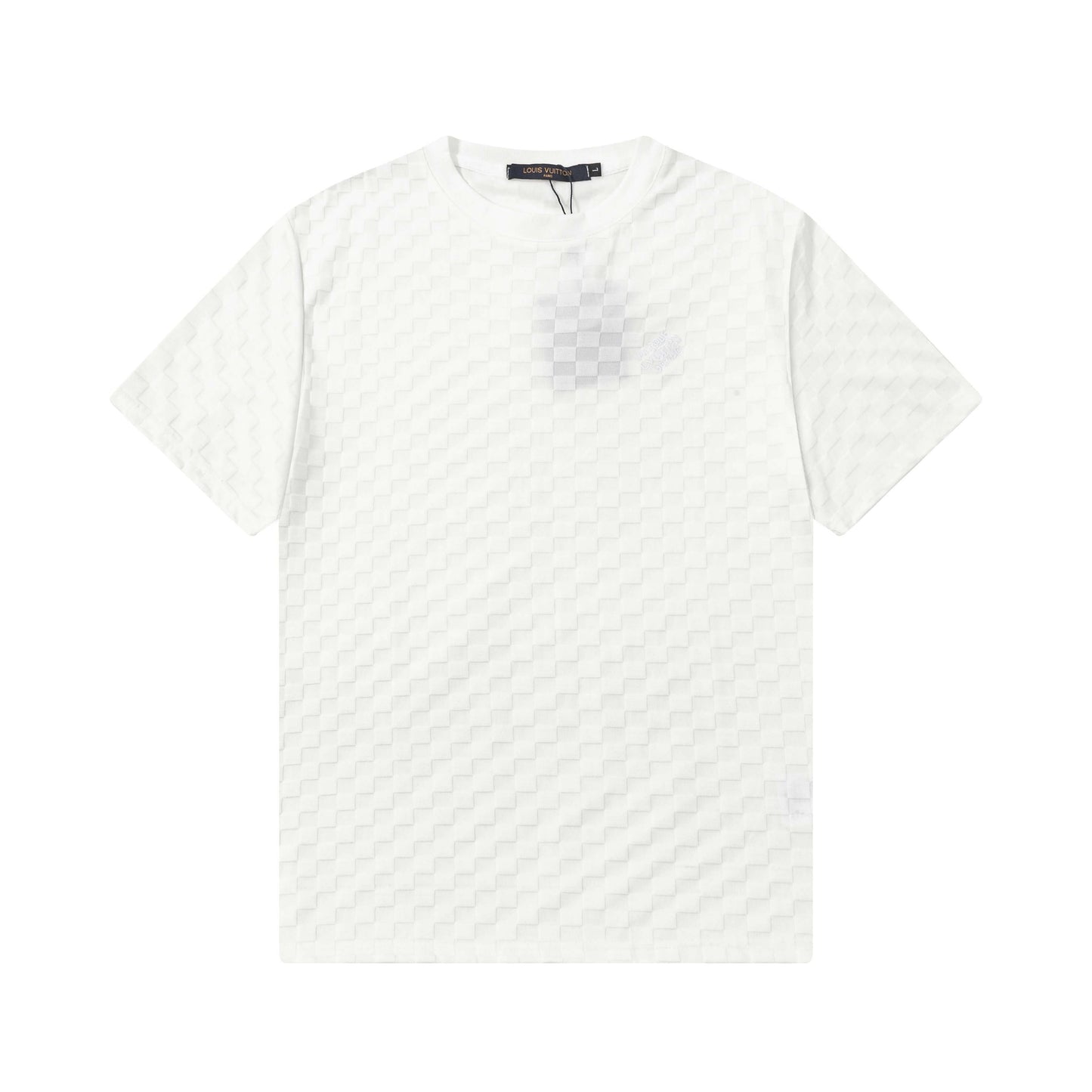 T-Shirt mit Gittermuster