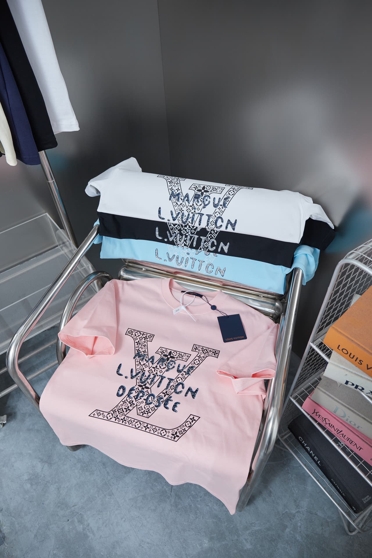 2025 New Style Letter Rhinestone T-shirt