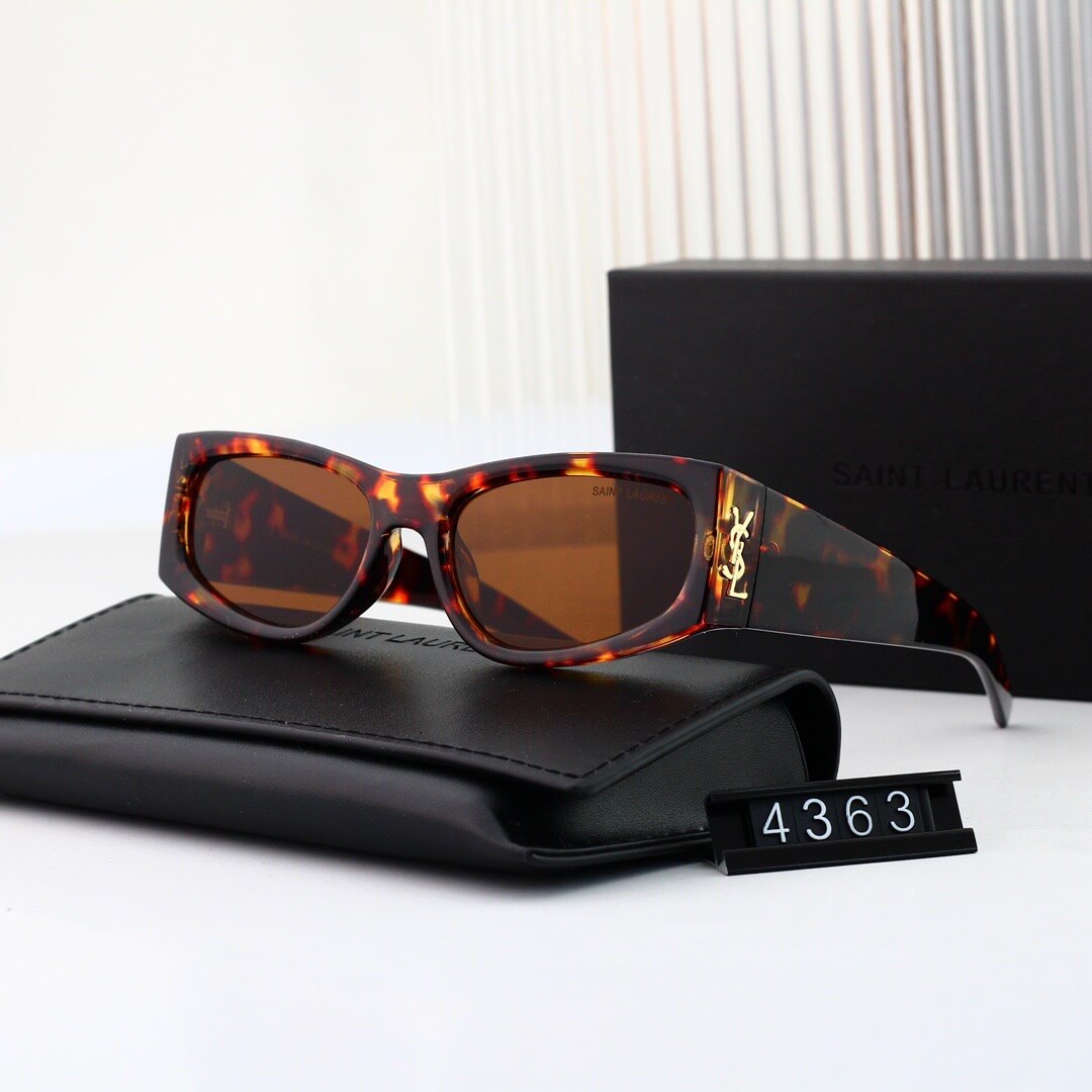 Lunettes de soleil carrées œil de chat modernes et élégantes