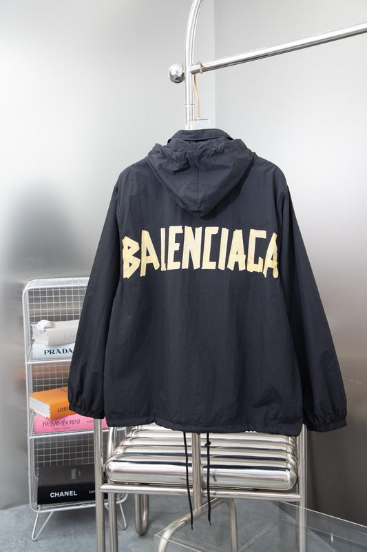 Yellow Tape Shell Jacket