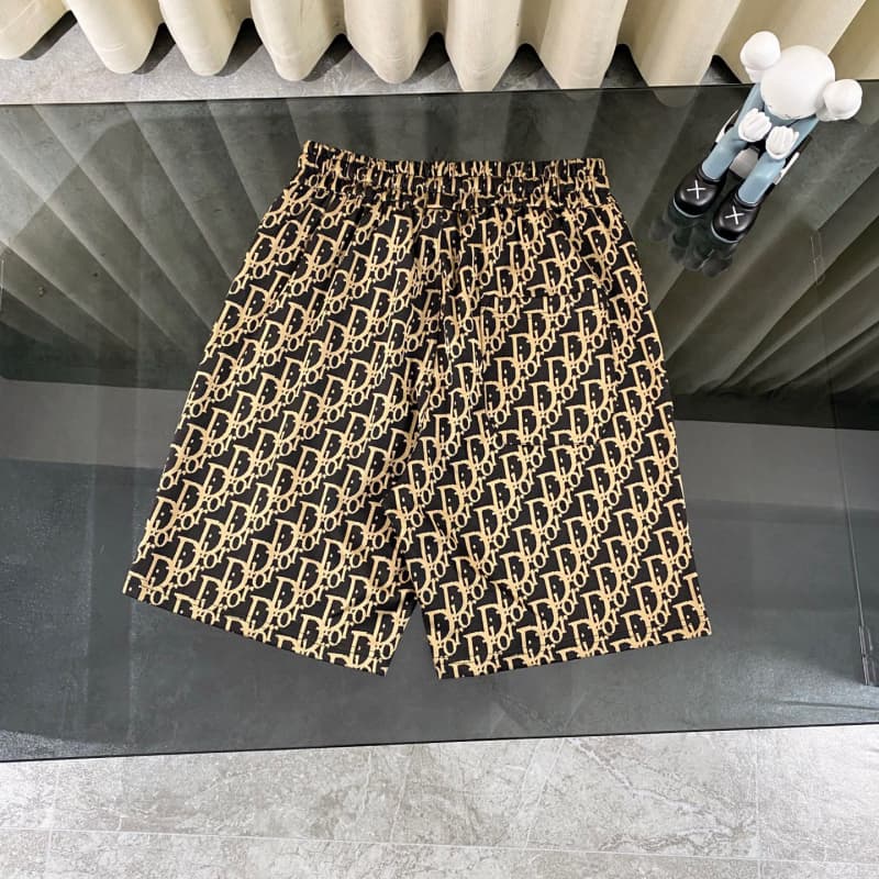 2025 New Brown Jacquard All-Over Print T-shirt