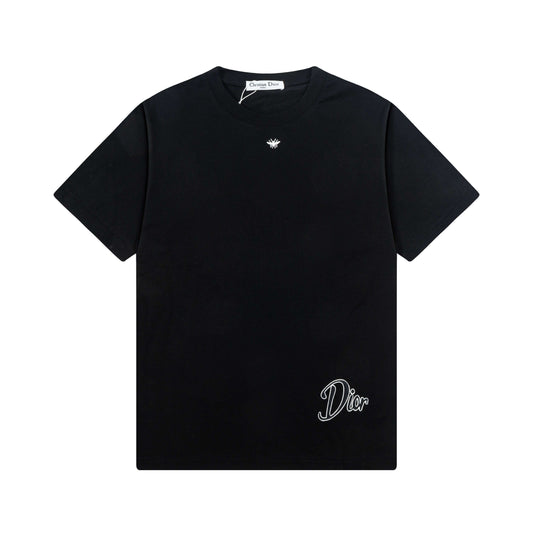 T-shirt brodé de lettres