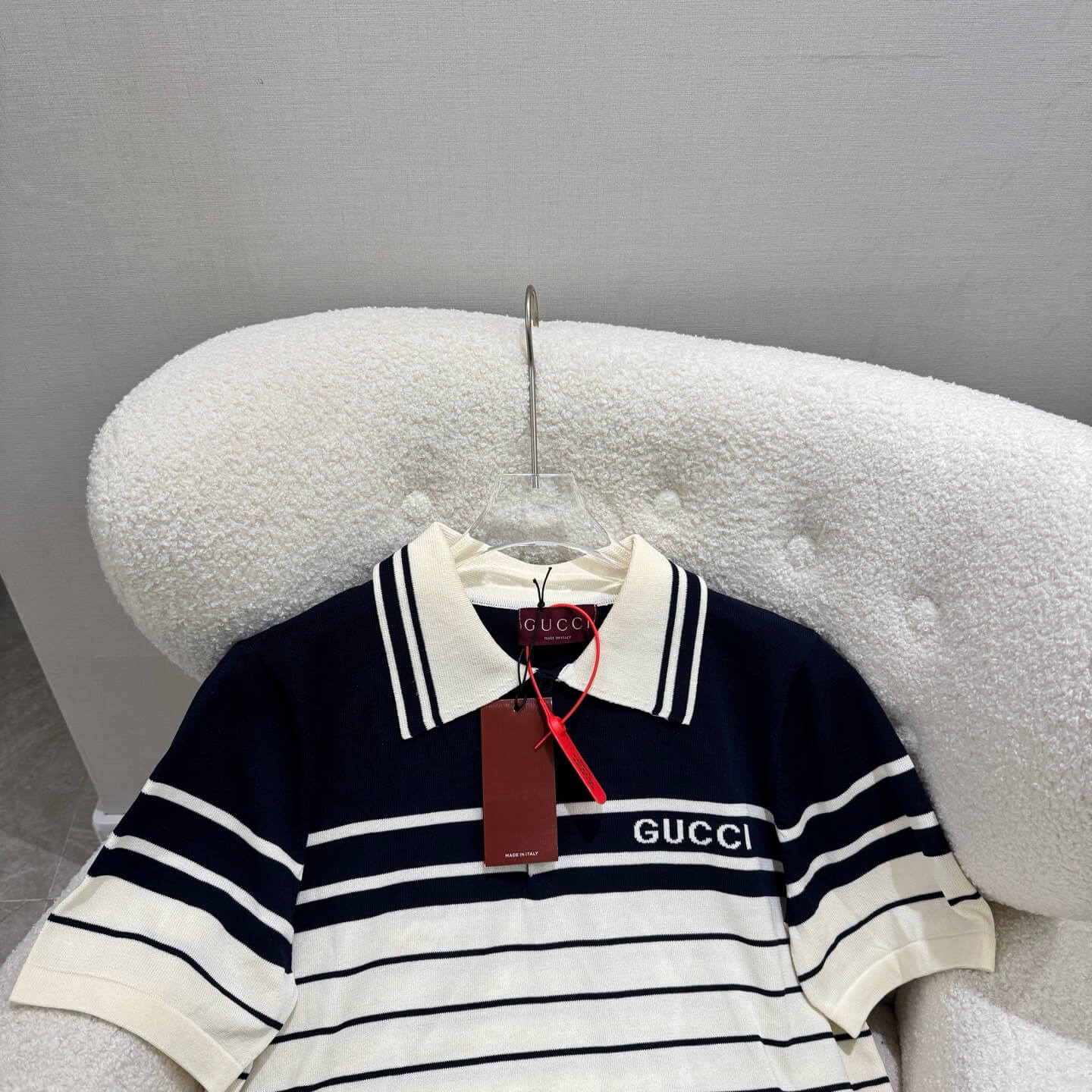 Striped Colorblock Knit T-shirt