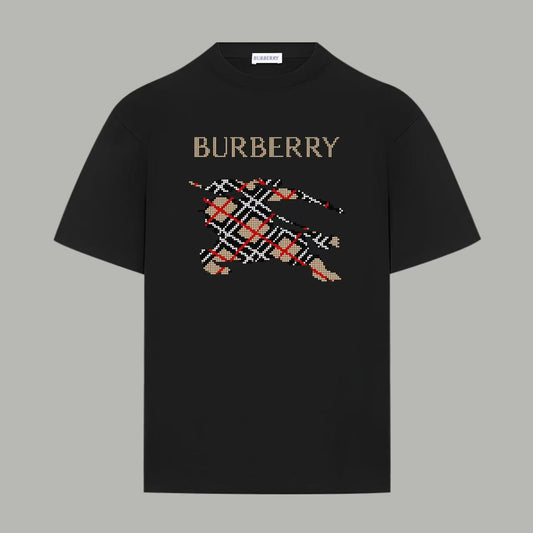 T-shirt with warhorse embroidery
