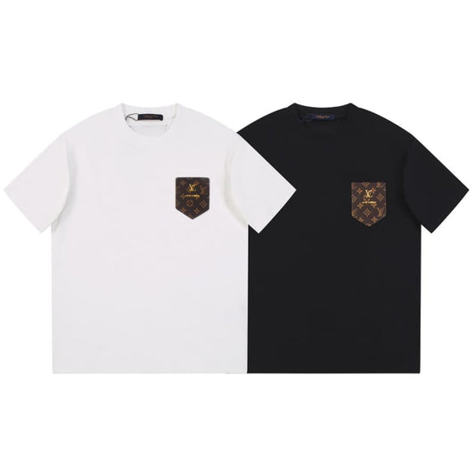 2025 New Classic Floral Pocket with Metal T-shirt