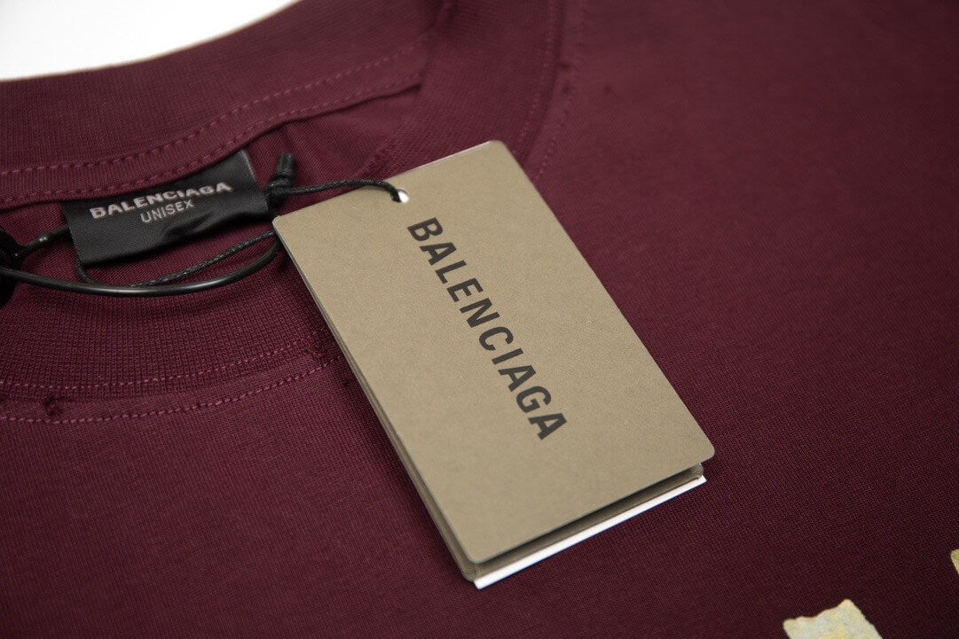T-shirt à poignets bruts