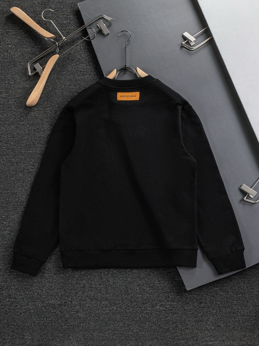 Front Letter Embroidery Sweatshirt