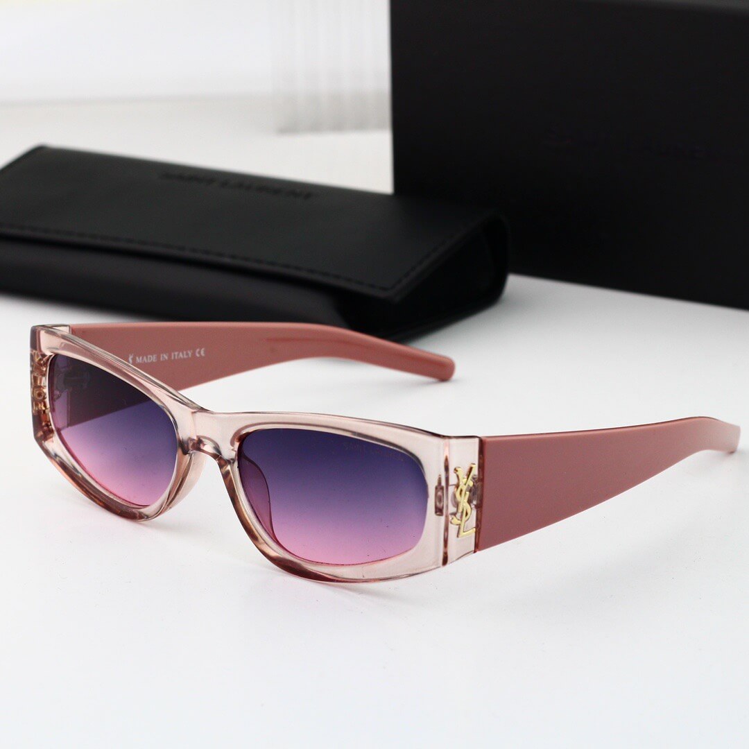 Lunettes de soleil carrées œil de chat modernes et élégantes