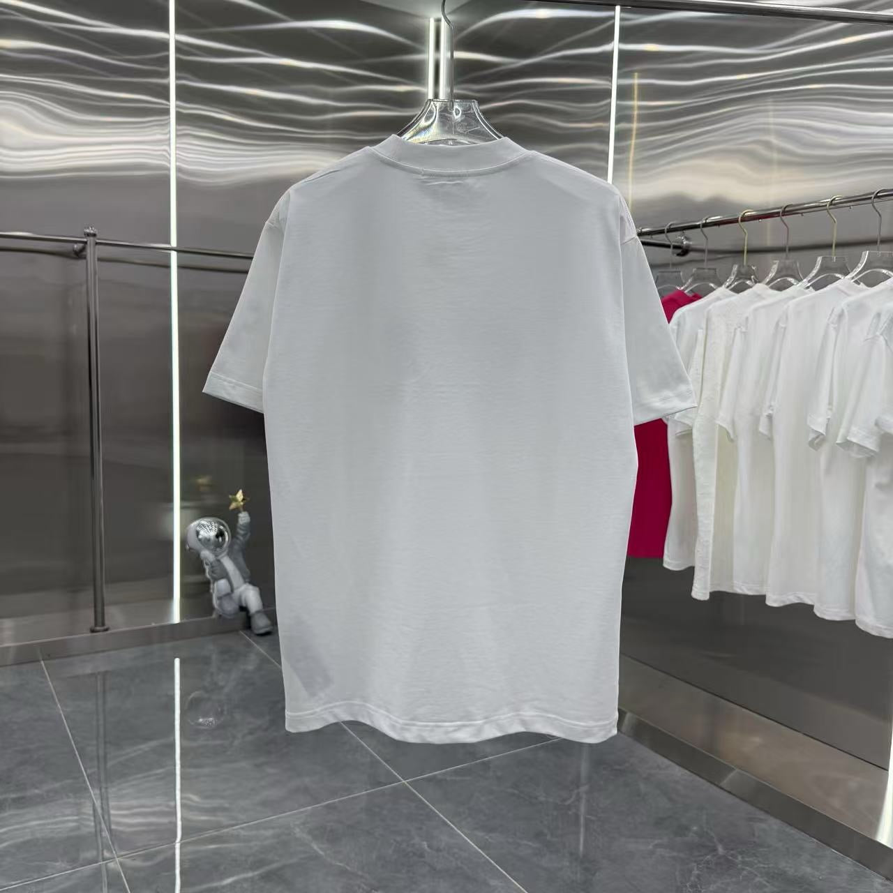 2025 New Hollow Letter Embroidered T-Shirt