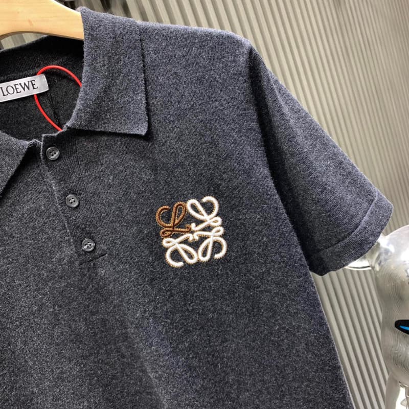 2025 New Knit Embroidered Polo Shirt