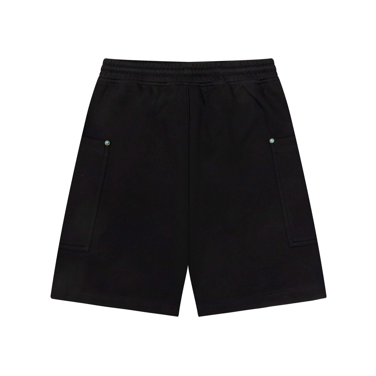 Turquoise Buckle Accent Shorts