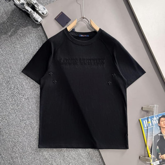 2025 New Round Neck Embroidery T-shirt