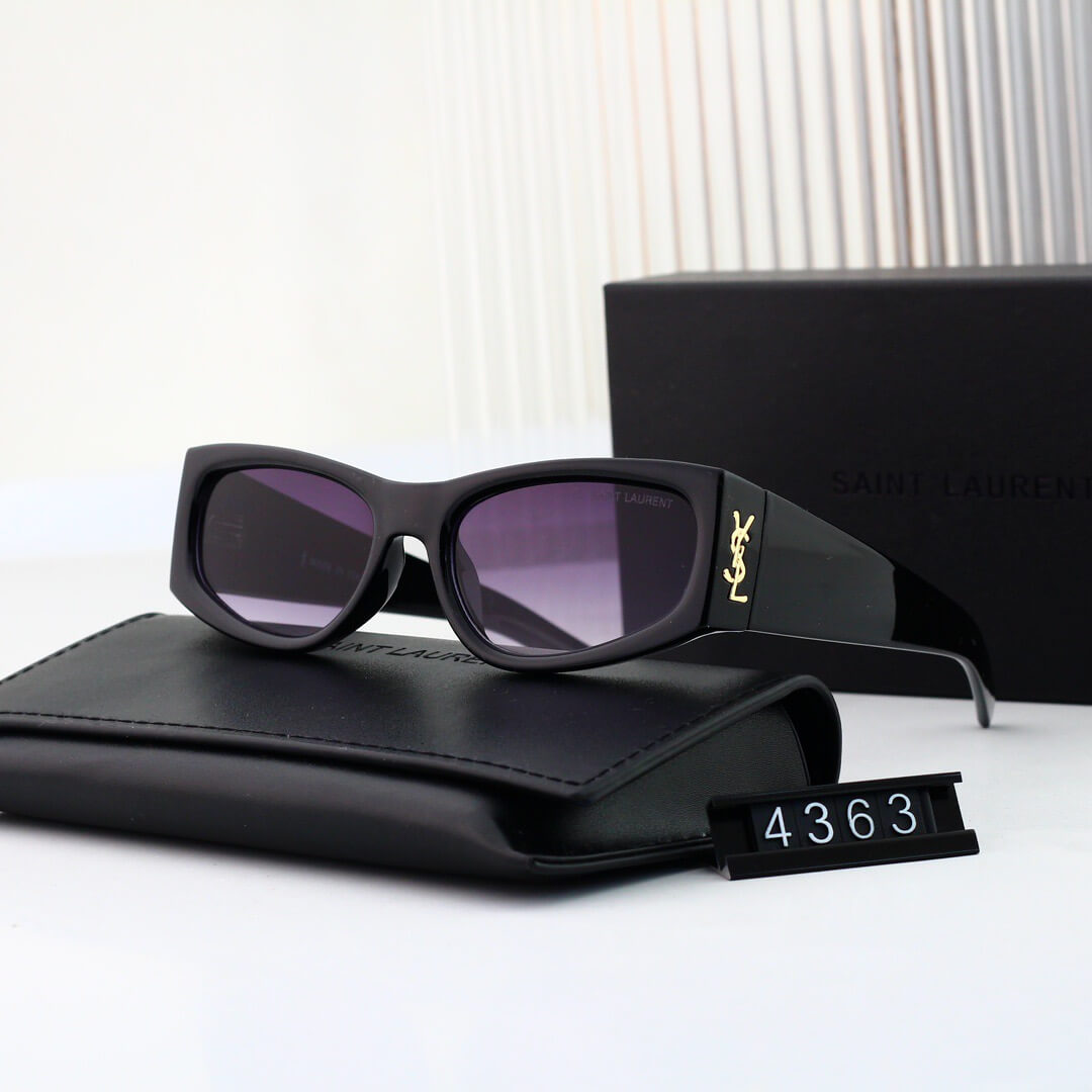 Lunettes de soleil carrées œil de chat modernes et élégantes