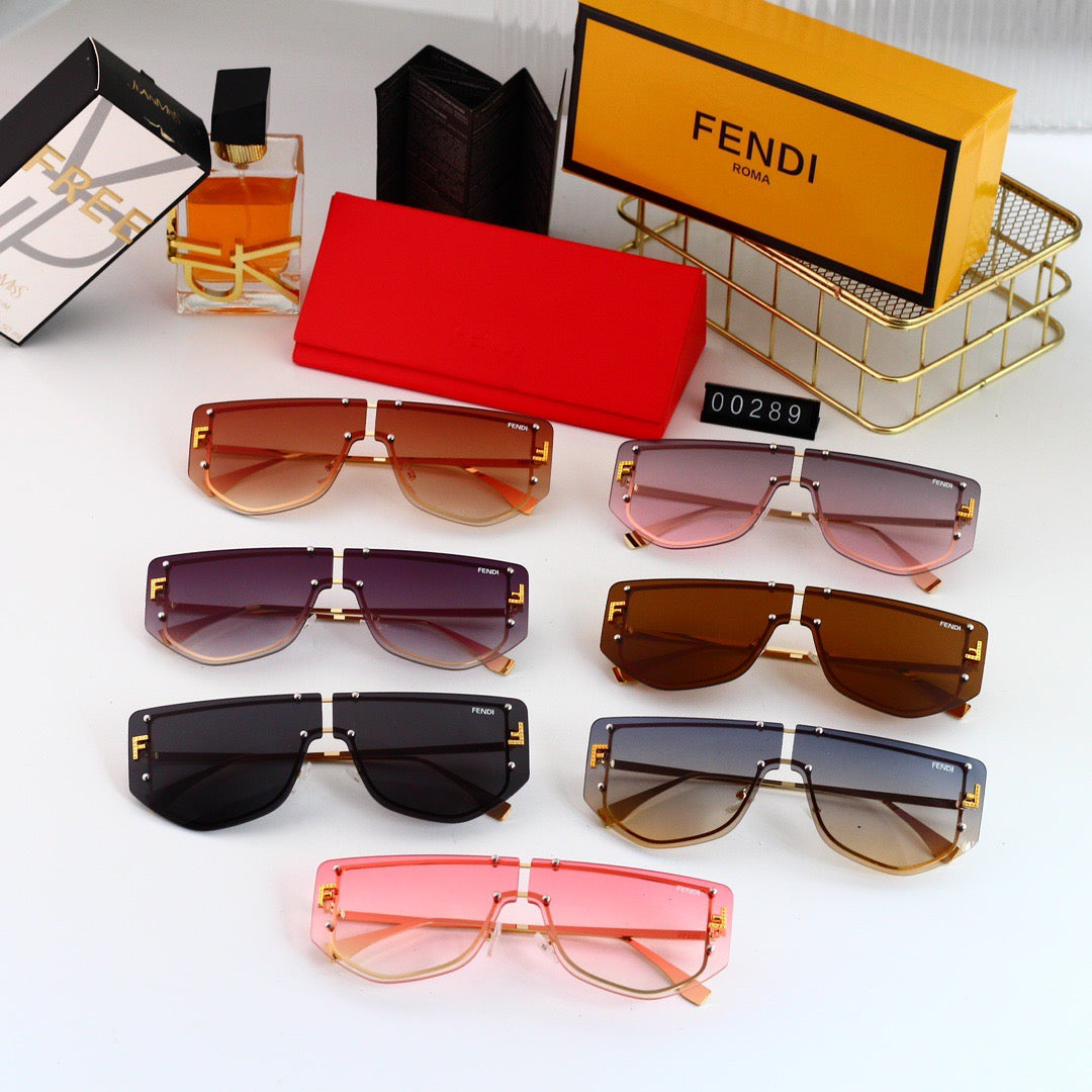 Gradient Irregular Sunglasses