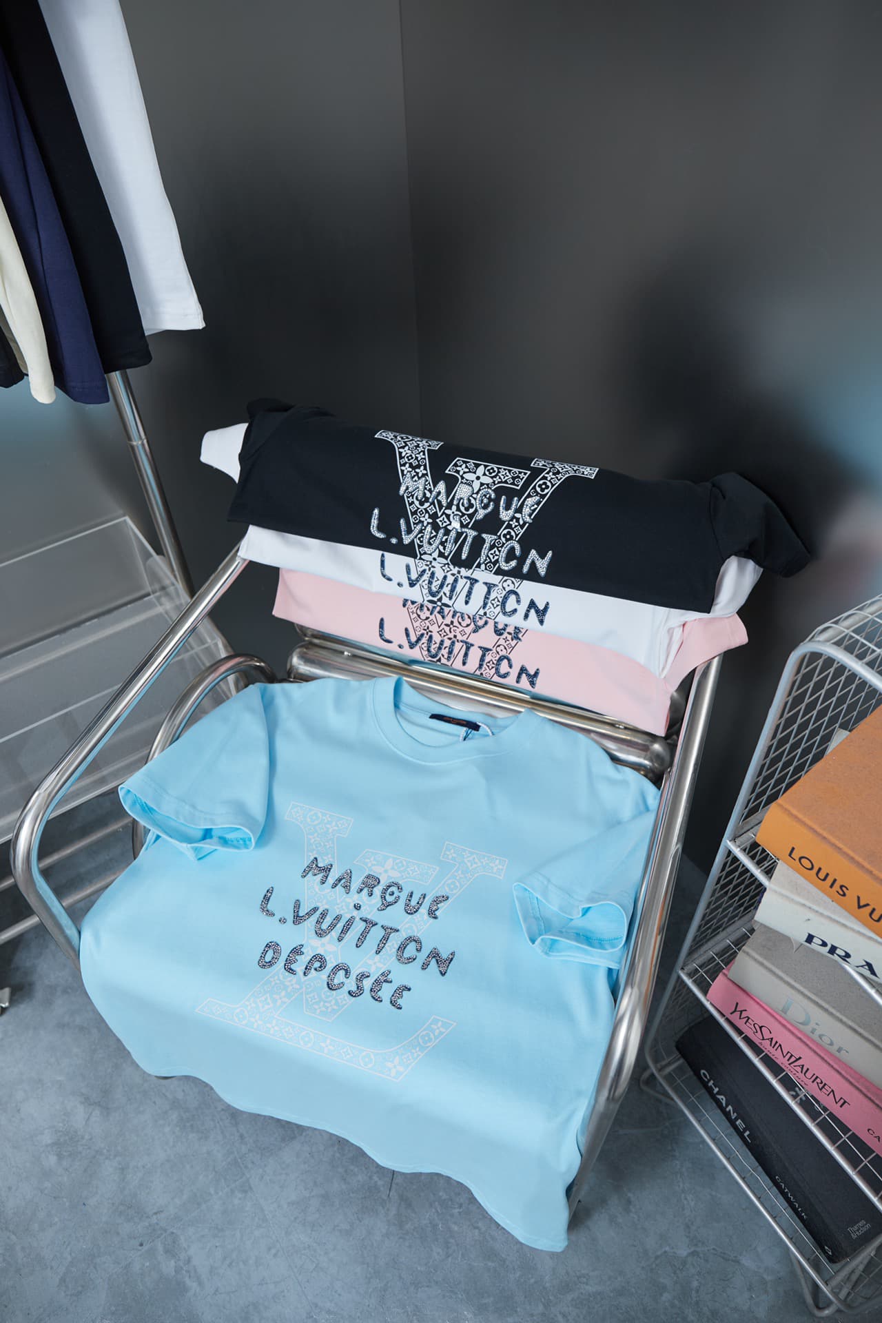 2025 New Style Letter Rhinestone T-shirt
