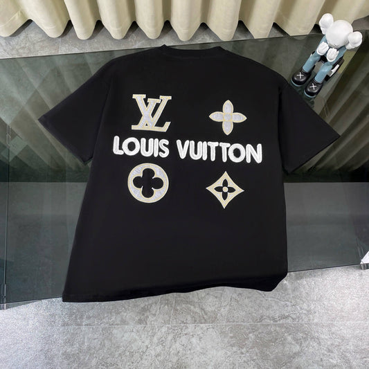 T-shirt classique avec patch monogramme