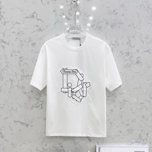 2025 New Embroidered Patch T-shirt