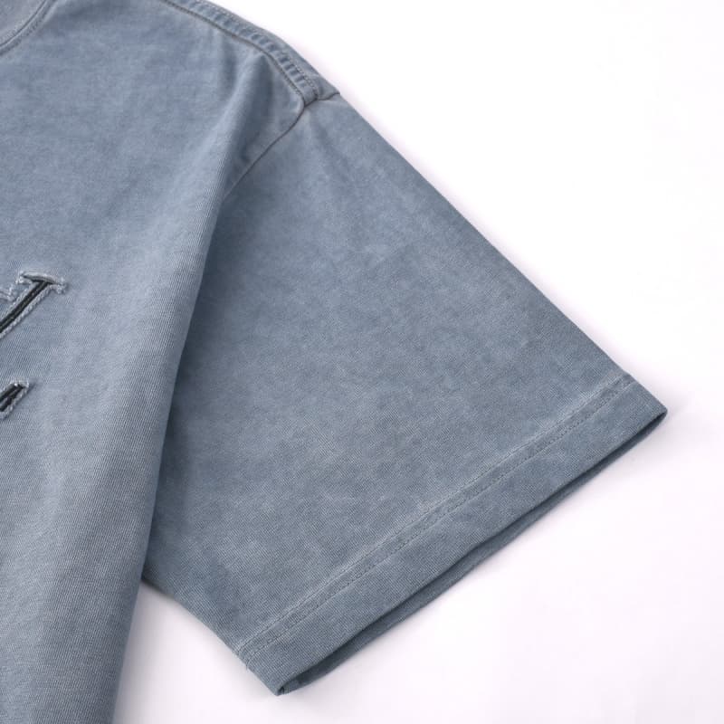 Applique Embroidered T-shirt