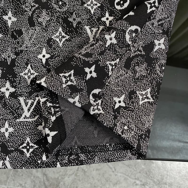 2025 New Classic Black Jacquard T-shirt