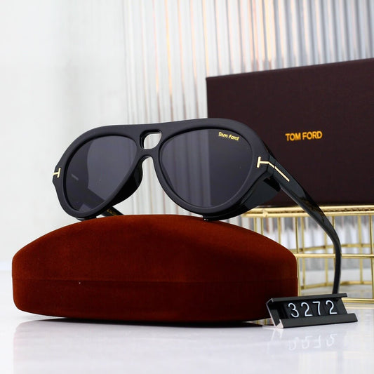 Lunettes de soleil personnalisées à monture creuse surdimensionnée