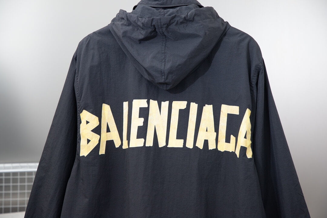 Yellow Tape Shell Jacket