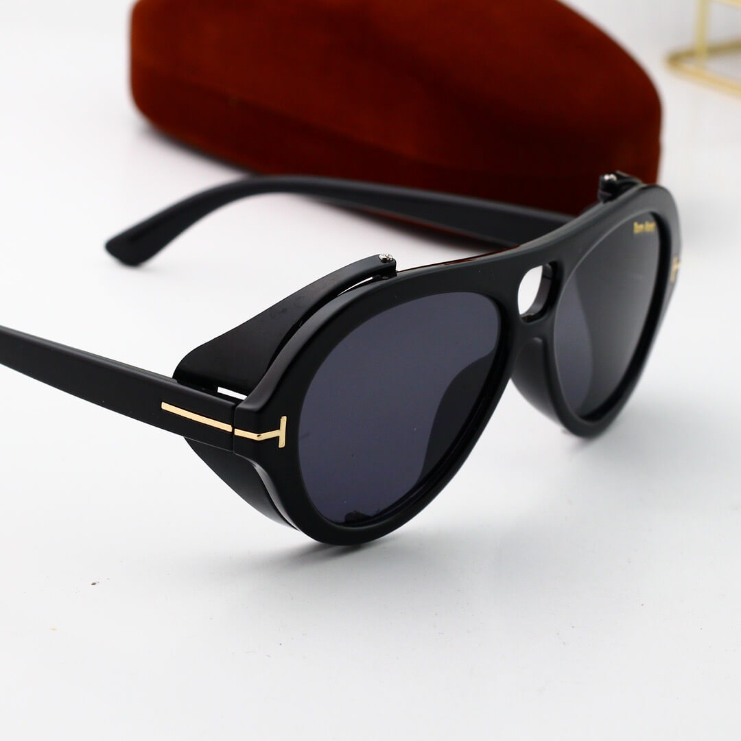 Lunettes de soleil personnalisées à monture creuse surdimensionnée